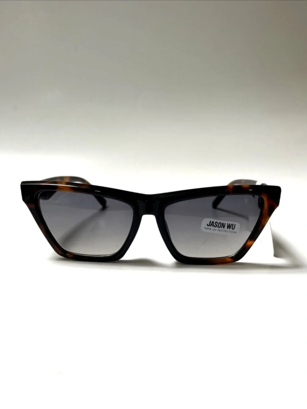 NWT Jason Wu Slim Cat Eye Angular Sunglasses Tortoiseshell Acetate
